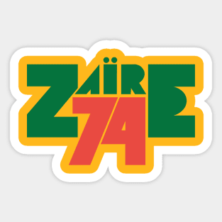 Zaire '74 - James Brown, rumble in the jungle Sticker